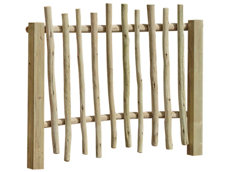 rambarde EUCA cadre bois vert