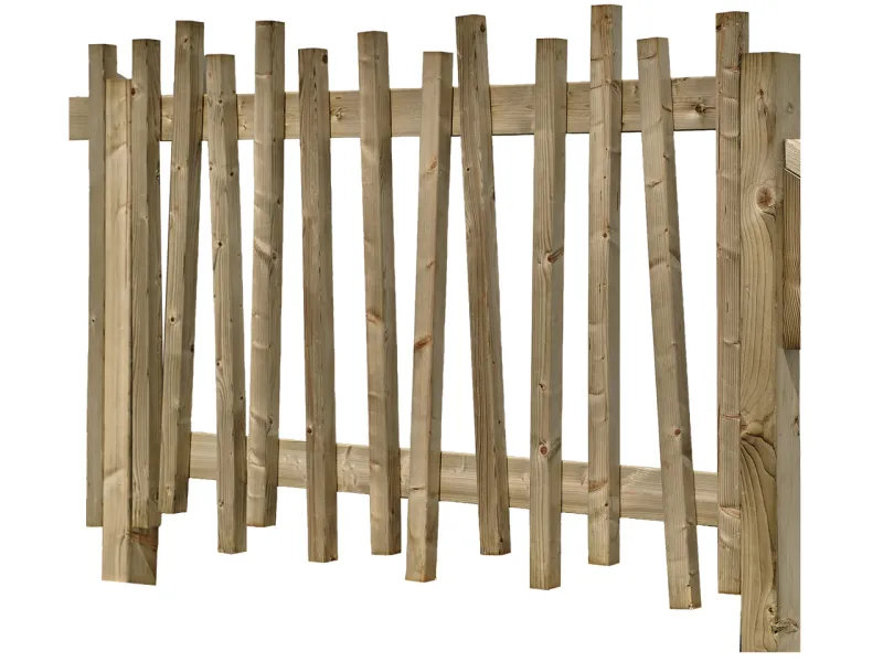 rambarde OLA cadre bois vert