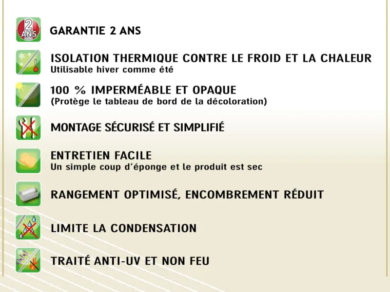 Les "Plus" de la matière Thermoval® des volets isolants Clairval