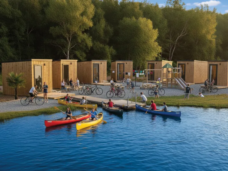 cabane lodge base de loisirs et sites touristiques