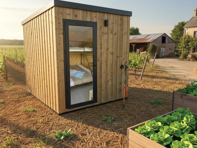 Cabane lodge agrotourisme