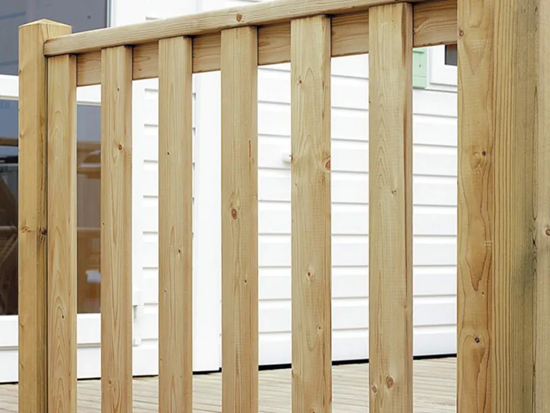 rambarde de série modèle Estival pour terrasse bois gamme résidentielle clairval