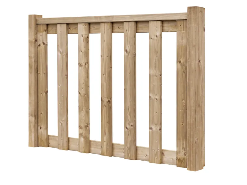 Rambarde Casa à barreaux Clairval pour terrasse bois mobil-home gamme classique