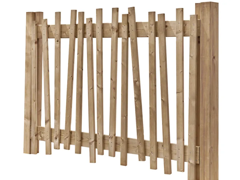 Rambarde Oyat déstructurée Clairval pour terrasse bois mobil-home gamme classique
