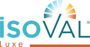 logo Isoval Luxe, le volet thermique Clairval pour camping-car profilé, capucine et fourgons