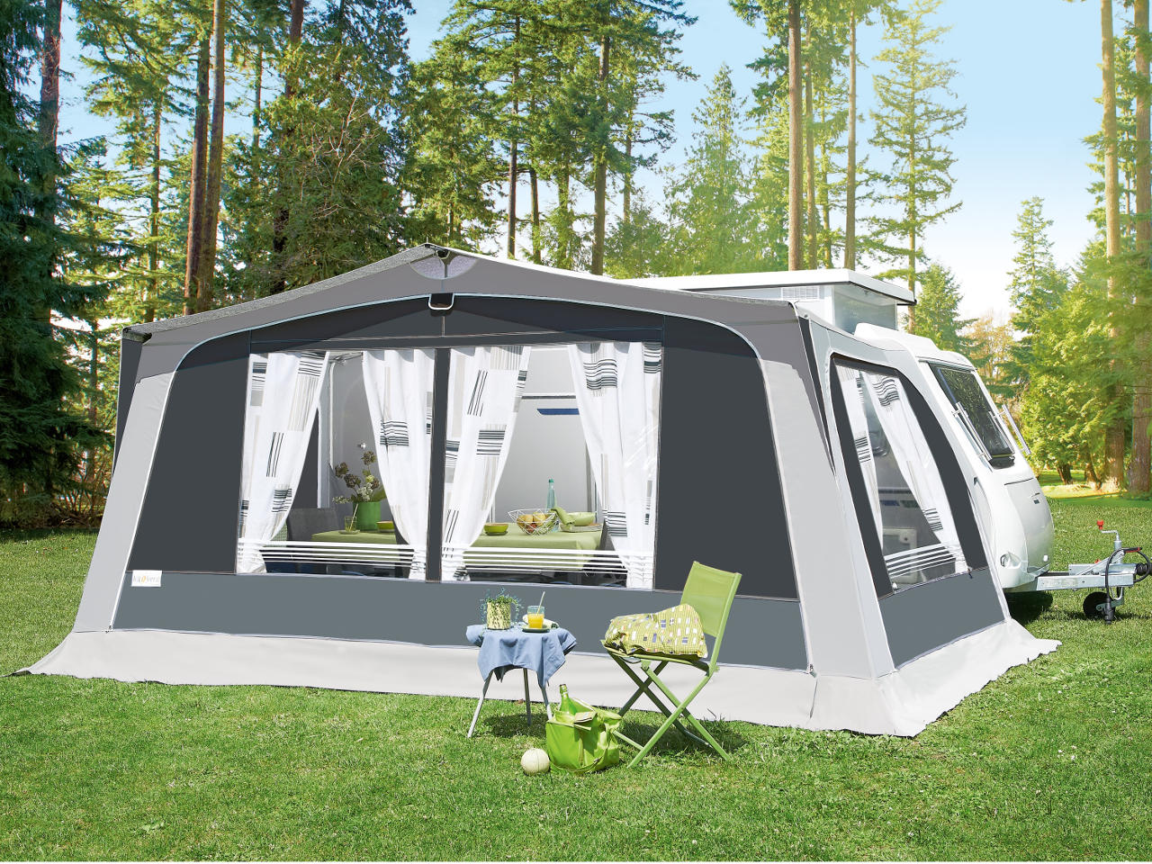 ② Nouveau! Auvent caravane 750kg - Auvent taille 03 — Caravanes