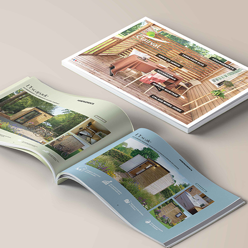 Catalogue 2027 Terrasses en bois Clairval hébergement abris de jardin