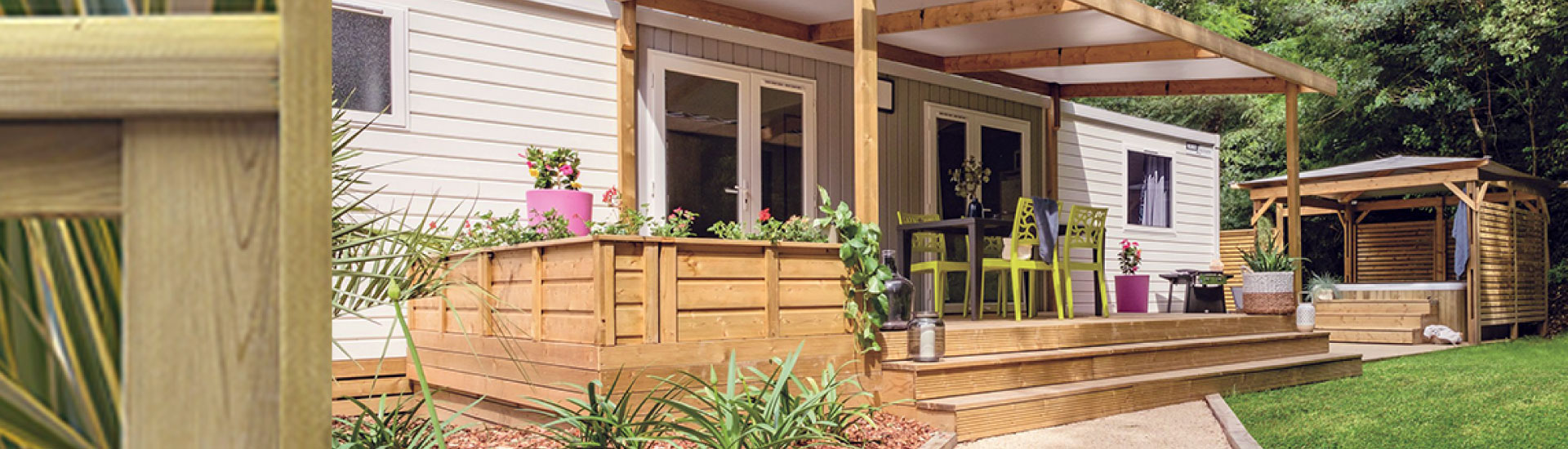 terrasse bois mobil-home